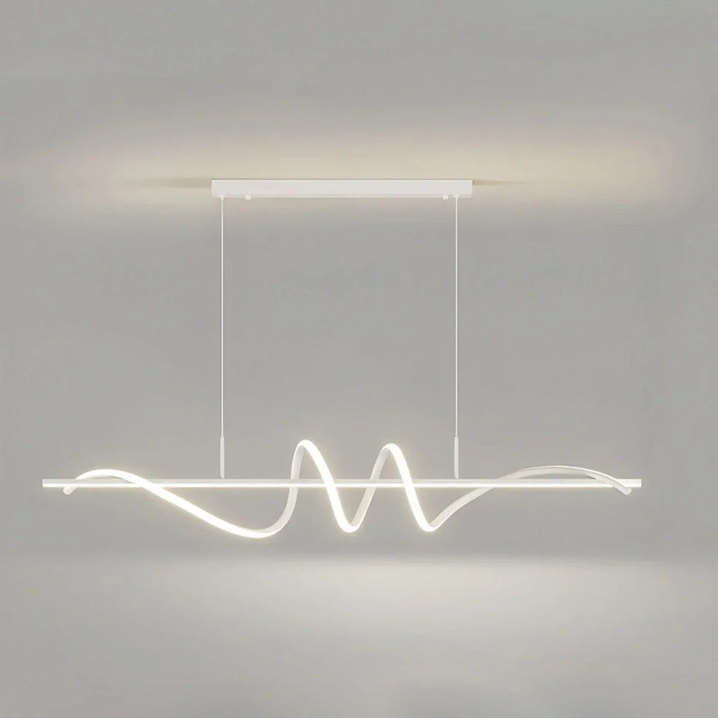Modern Wavy LED Pendant Light