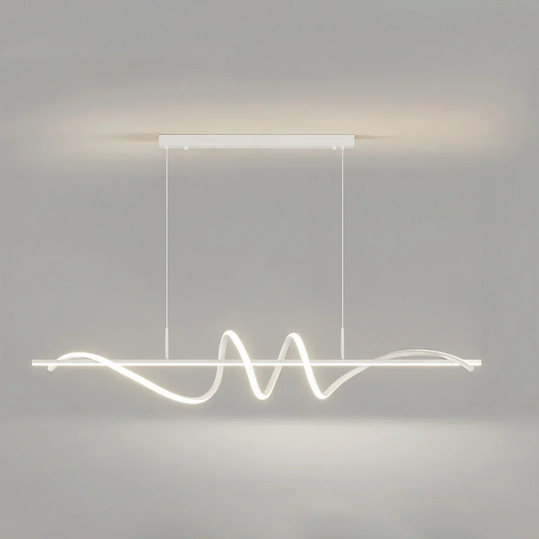 Modern Wavy LED Pendant Light