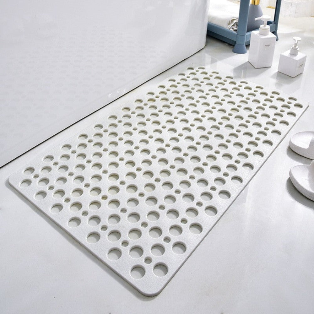 Non-Slip Shower Mat Flexible Material | Mold Resistant Drainage System | Safe and Comfortable Bathroom Safety Floor Mat