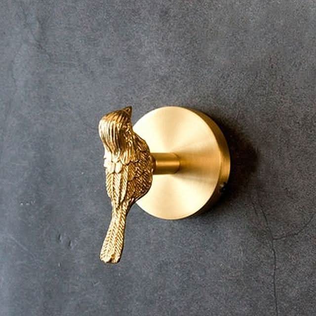 Wall Coat Hooks Solid Brass | Animal Head Design | Entryway Storage Solution to Organize Coats and Accessories with Character
