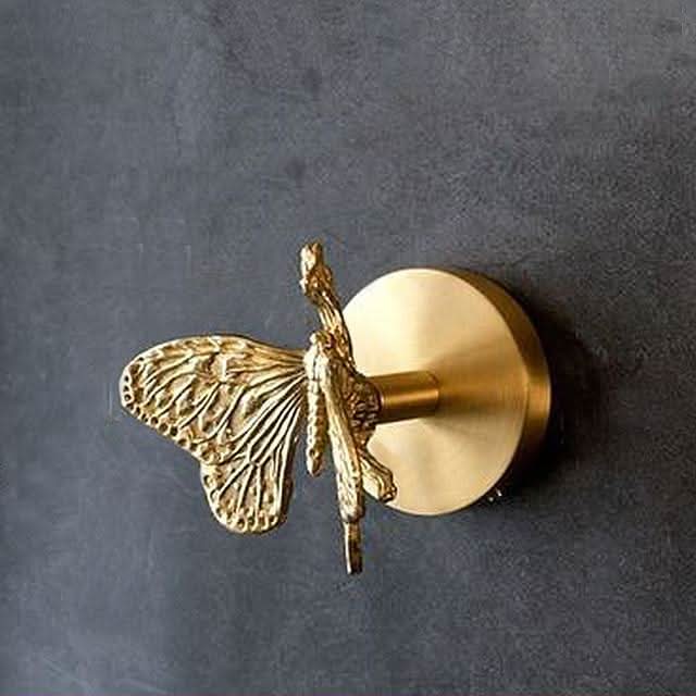 Wall Coat Hooks Solid Brass | Animal Head Design | Entryway Storage Solution to Organize Coats and Accessories with Character