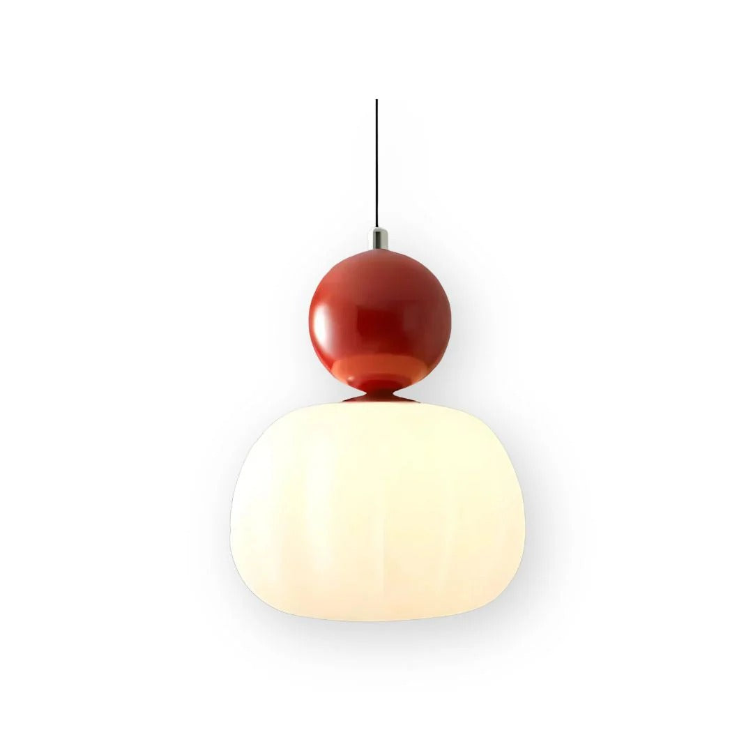 Round Glass Globe Pendant Light