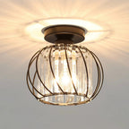Vintage Crystal Ceiling Light