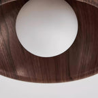 Minimalist Wooden Ceiling Light Modern Flush Mount Lamp