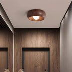 Minimalist Wooden Ceiling Light Modern Flush Mount Lamp