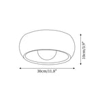 Minimalist Wooden Ceiling Light Modern Flush Mount Lamp