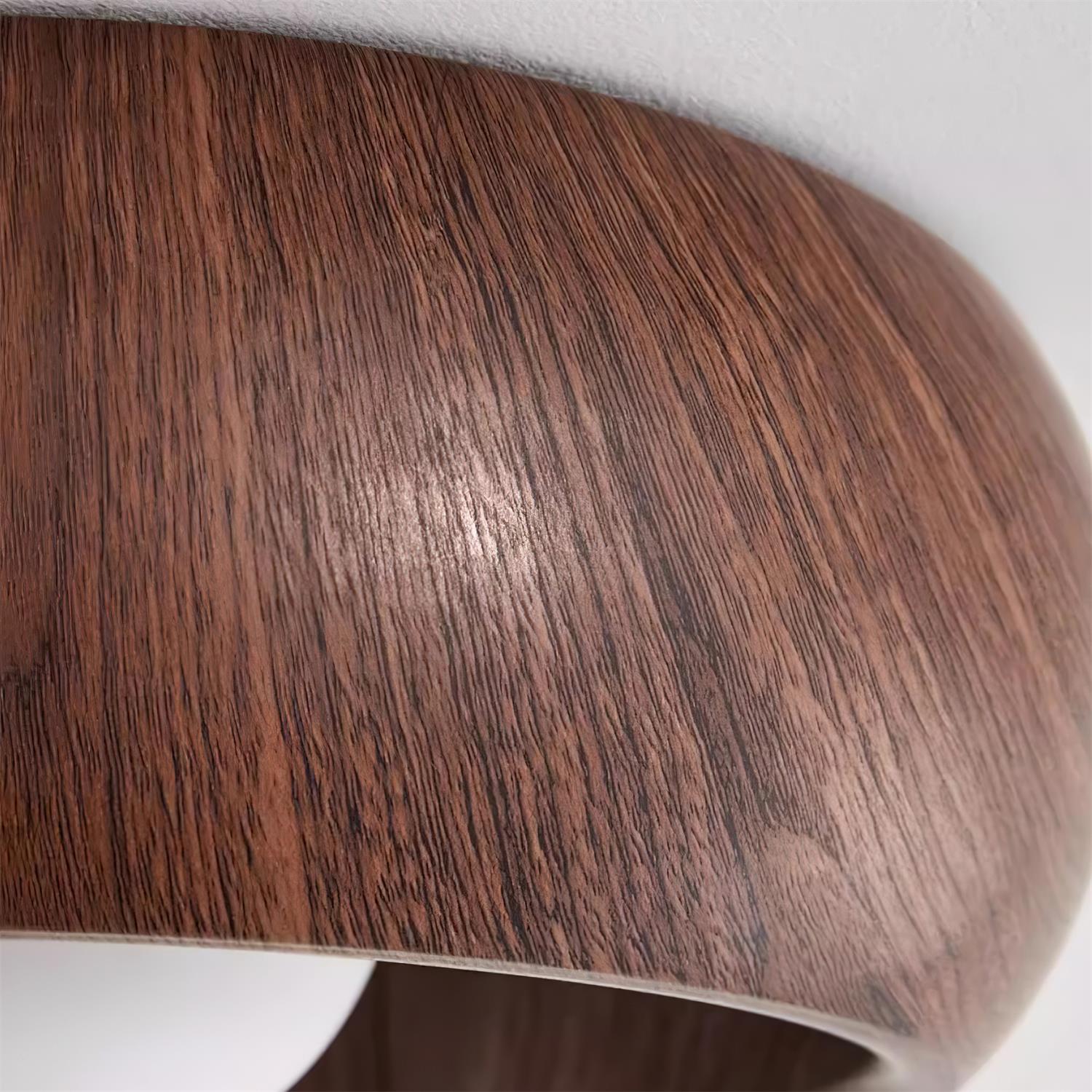 Minimalist Wooden Ceiling Light Modern Flush Mount Lamp