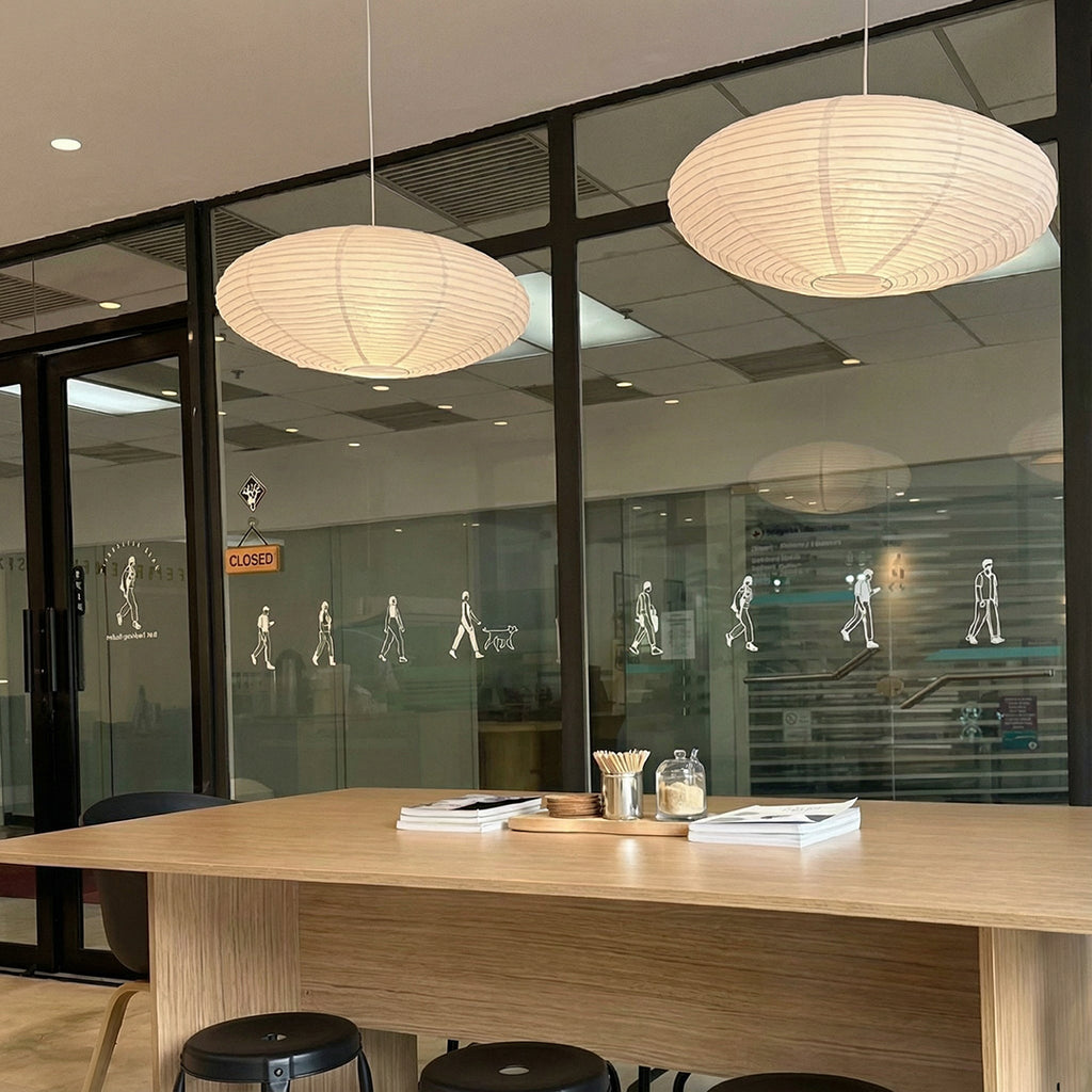 Paper Pendant Lamp – Wabi Inspired Sustainable Minimalist Design