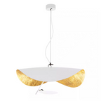 Jexie Plafonnier Feuille Moderne Noir/Or Salon Chambre à Coucher - Neutralighting