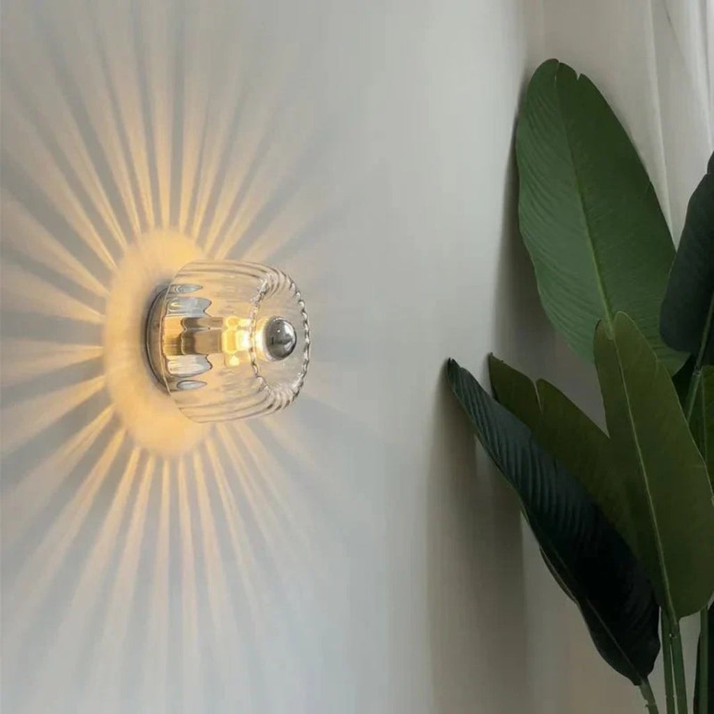Bauhaus Glass Wall Light