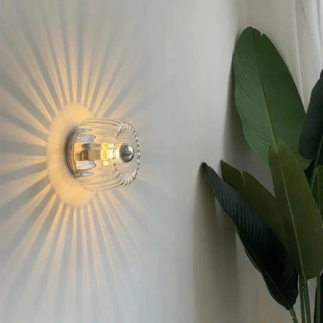 Bauhaus Glass Wall Light