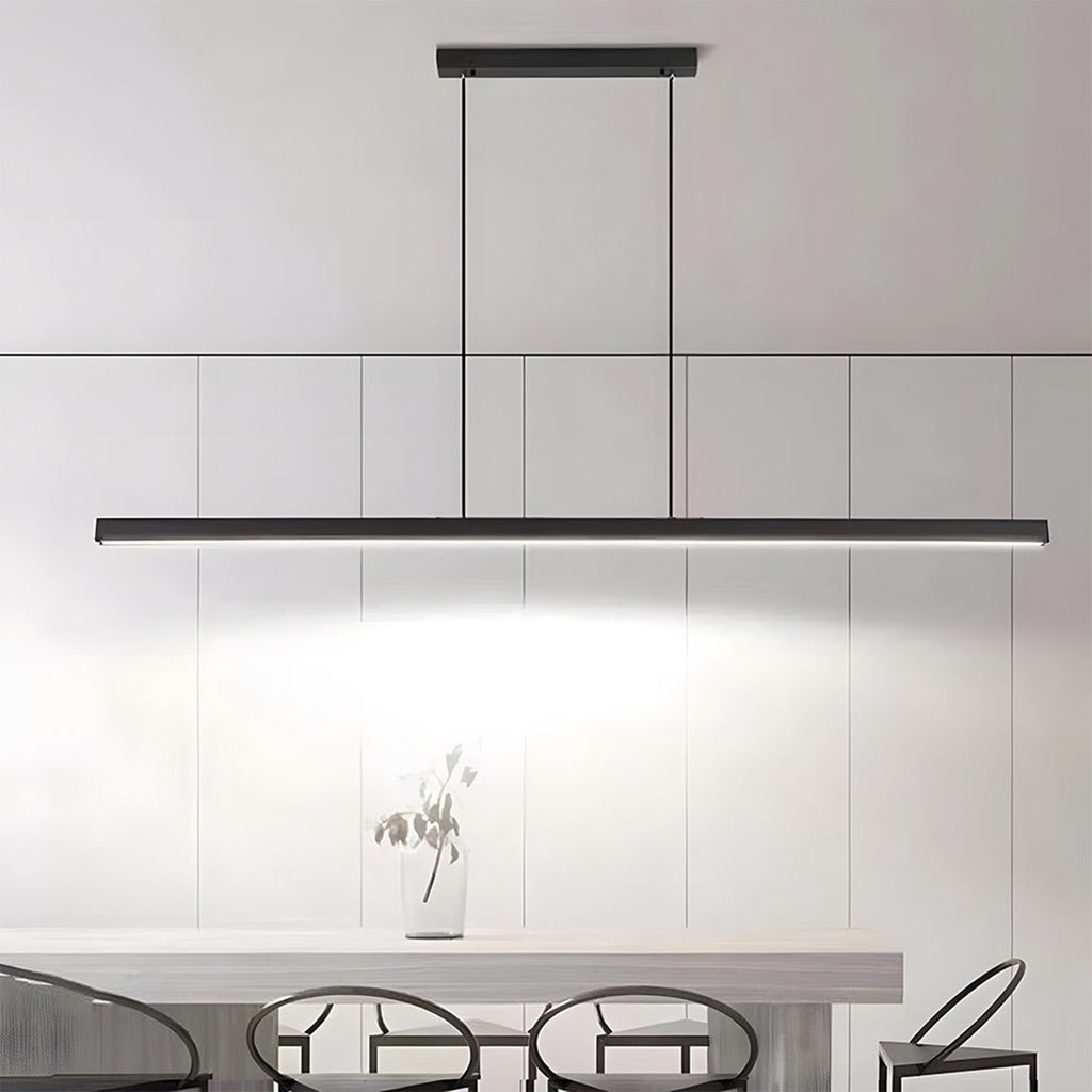 Linear LED Pendant Lamp – Minimalist Functional Design For Dining And Workspaces