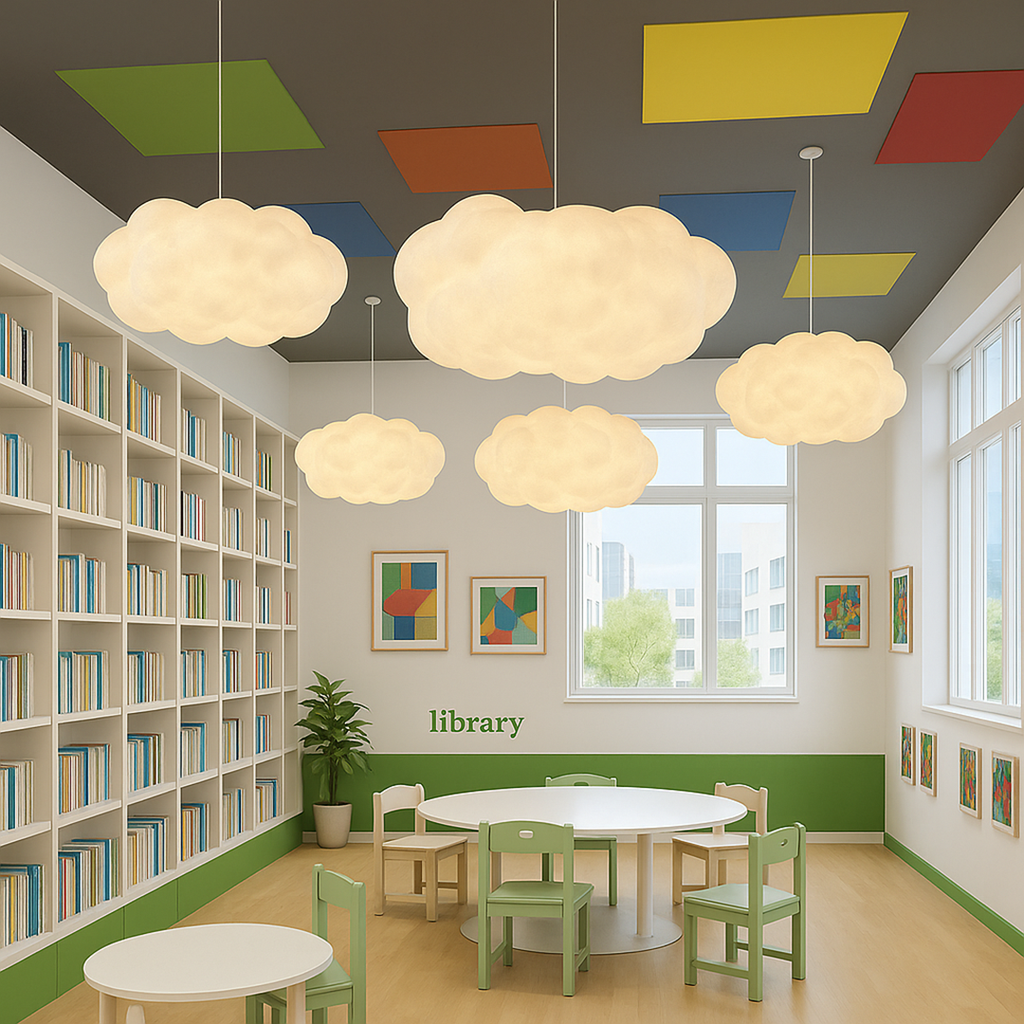 Cloud Shaped Pendant Lamp – Sculptural Floating Design For Modern Interiors