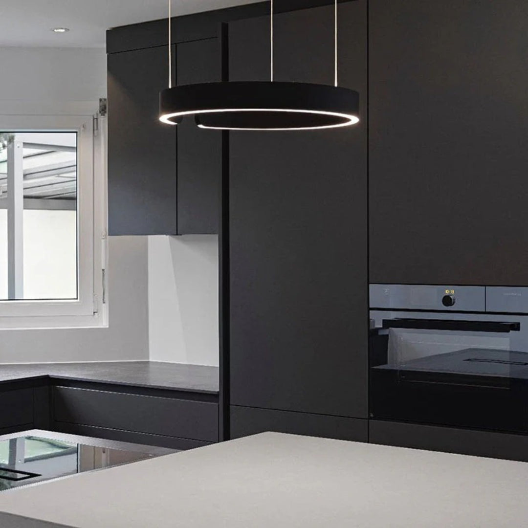 Circular LED Metal Pendant Light