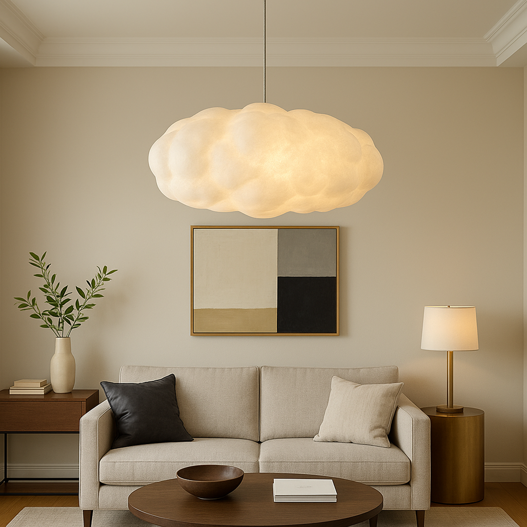 Cloud Shaped Pendant Lamp – Sculptural Floating Design For Modern Interiors
