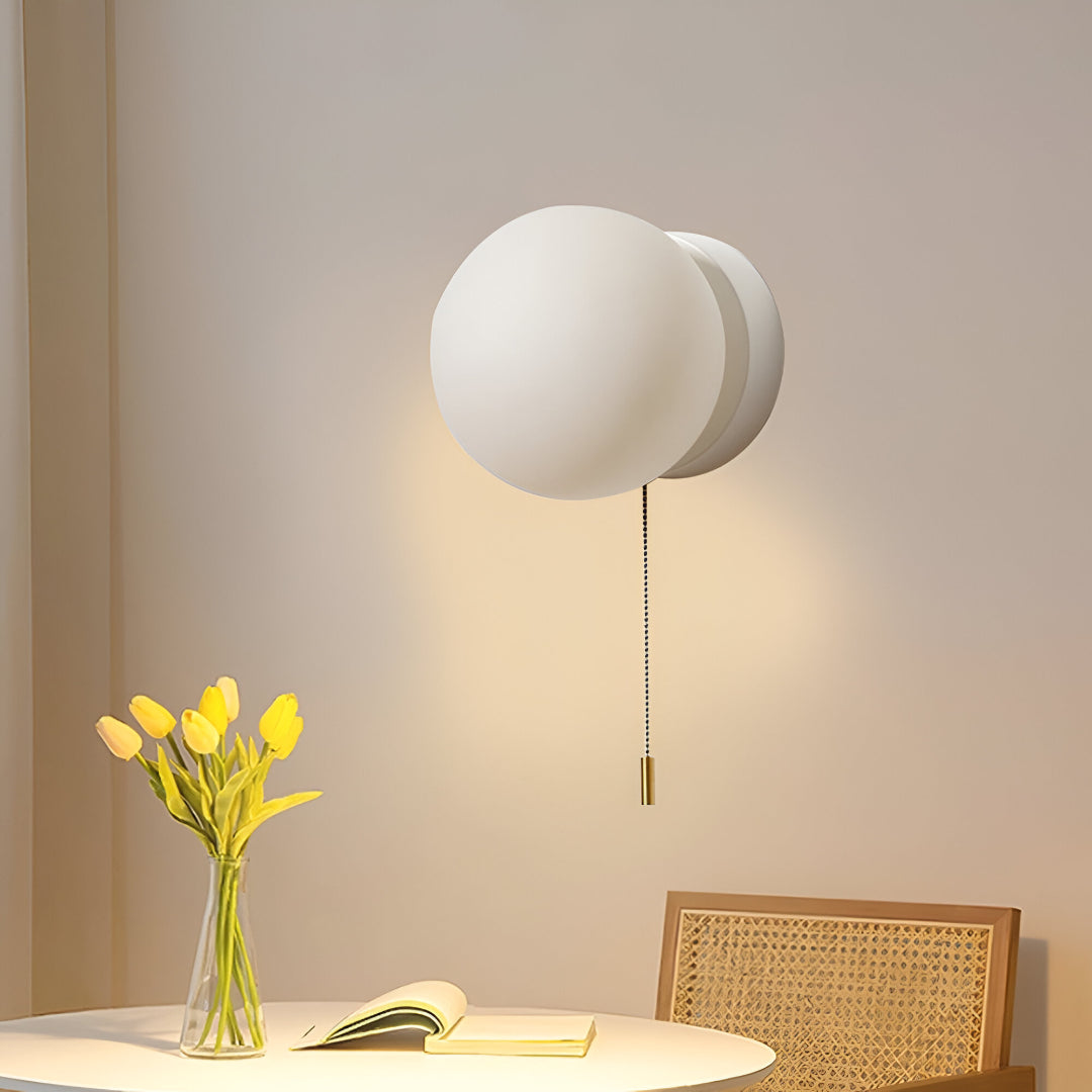 Nordic Glass Globe Wall Lamp