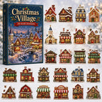 24-day Mini Christmas Calendar with Building Blocks, Unique Designs, Buildable Bricks, Includes Hanging Loops, Festive Countdown