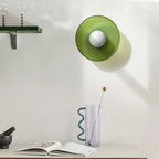 Round Metal Glass Light Fixture