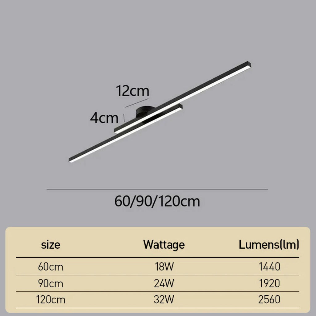 Modern Linear LED Ceiling Light