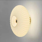 Glass Wall Light Glass | Modern Wavy Shade Design | Creates Soft Diffused Lighting for Living Rooms, Hallways and Bedrooms