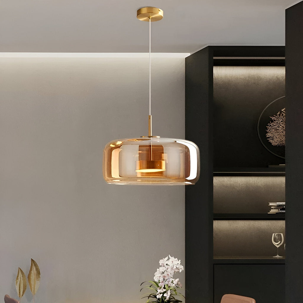 Retro Glass Pendant Light