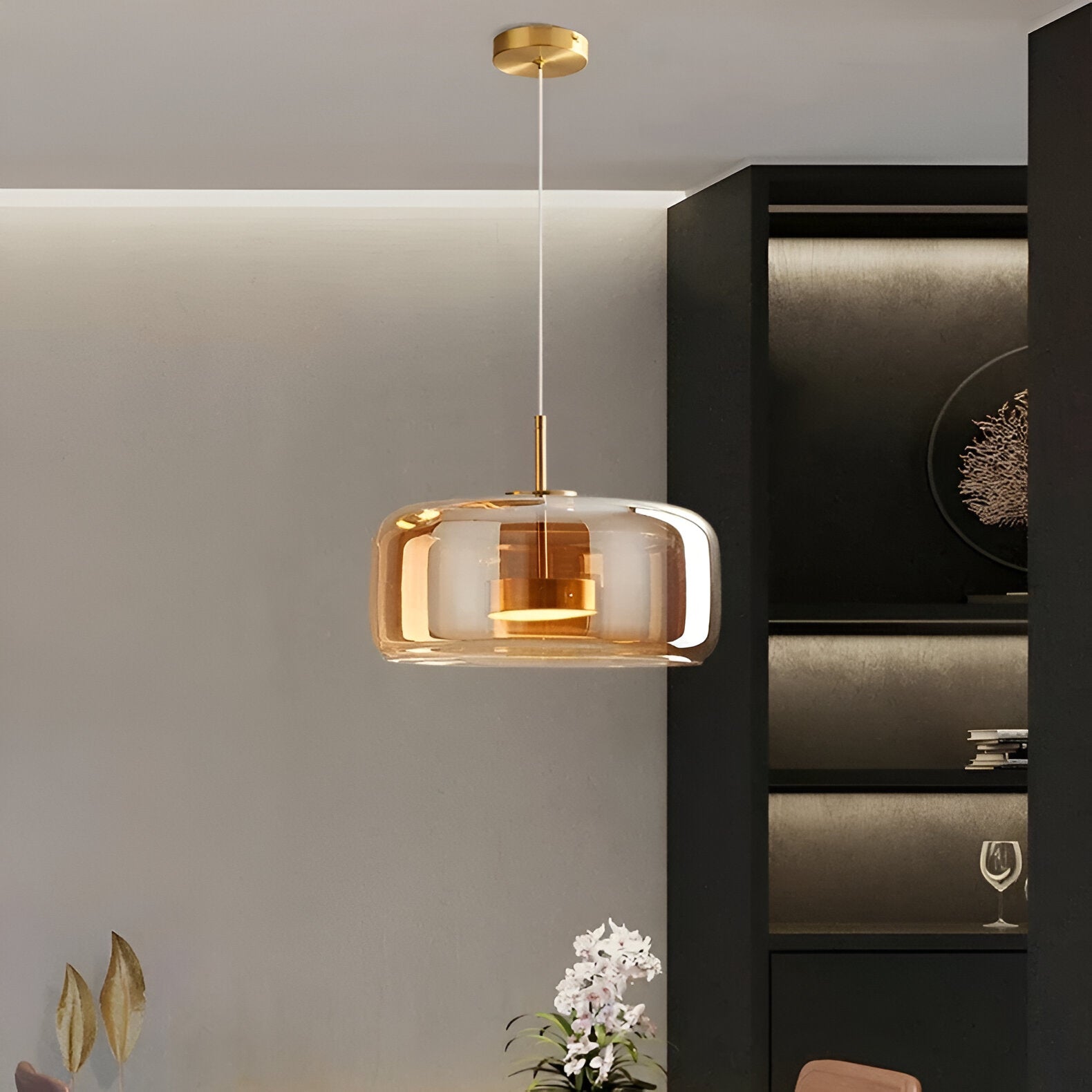 Retro Glass Pendant Light