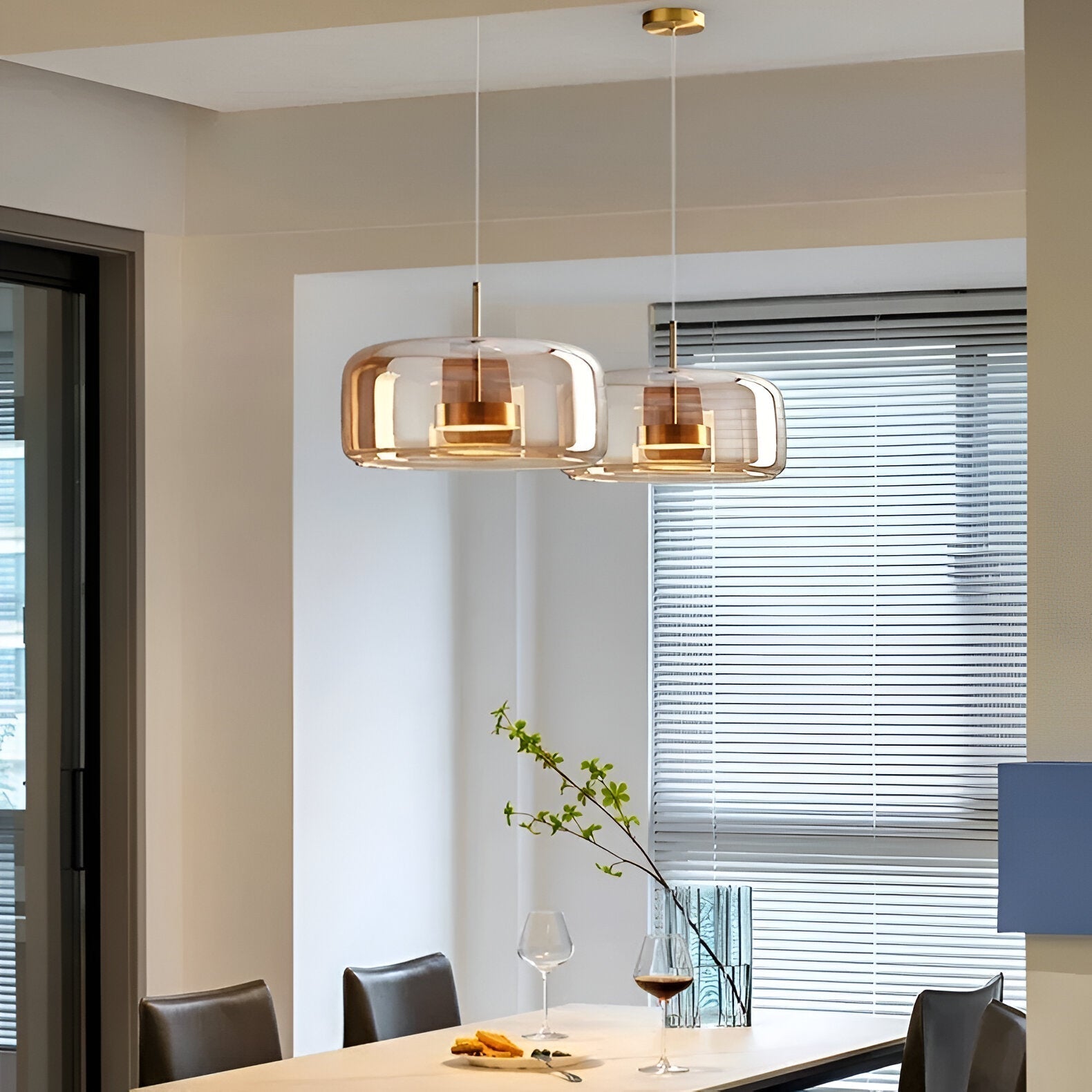 Retro Glass Pendant Light
