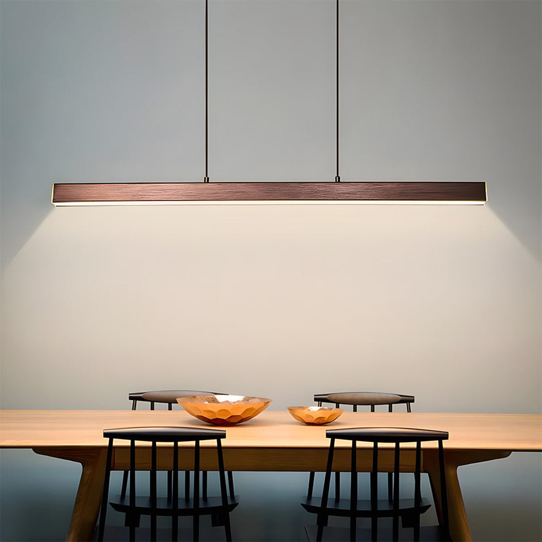 Linear LED Pendant Lamp – Minimalist Functional Design For Dining And Workspaces