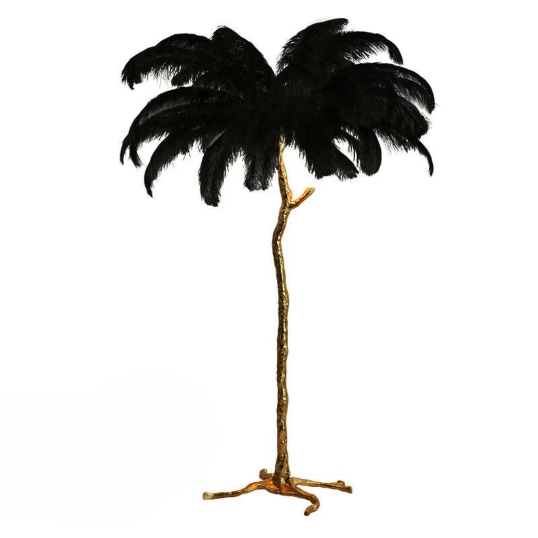 Modern Feather Floor Lamp