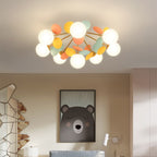 LED Ceiling Light Metal Glass and Acrylic Branch Design | Nature Inspired Style | Modern Botanical Interior Lighting