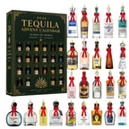 2026 Tequila Advent Calendar – 24 Hanging Mini Bottle Christmas Decorations