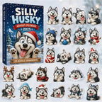 2026 Christmas Advent Calendar for Dogs 24-day Countdown With a Husky Theme For Dog Lovers