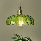 Retro Floral Pendant Light
