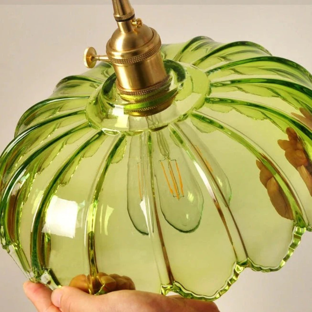 Retro Floral Pendant Light
