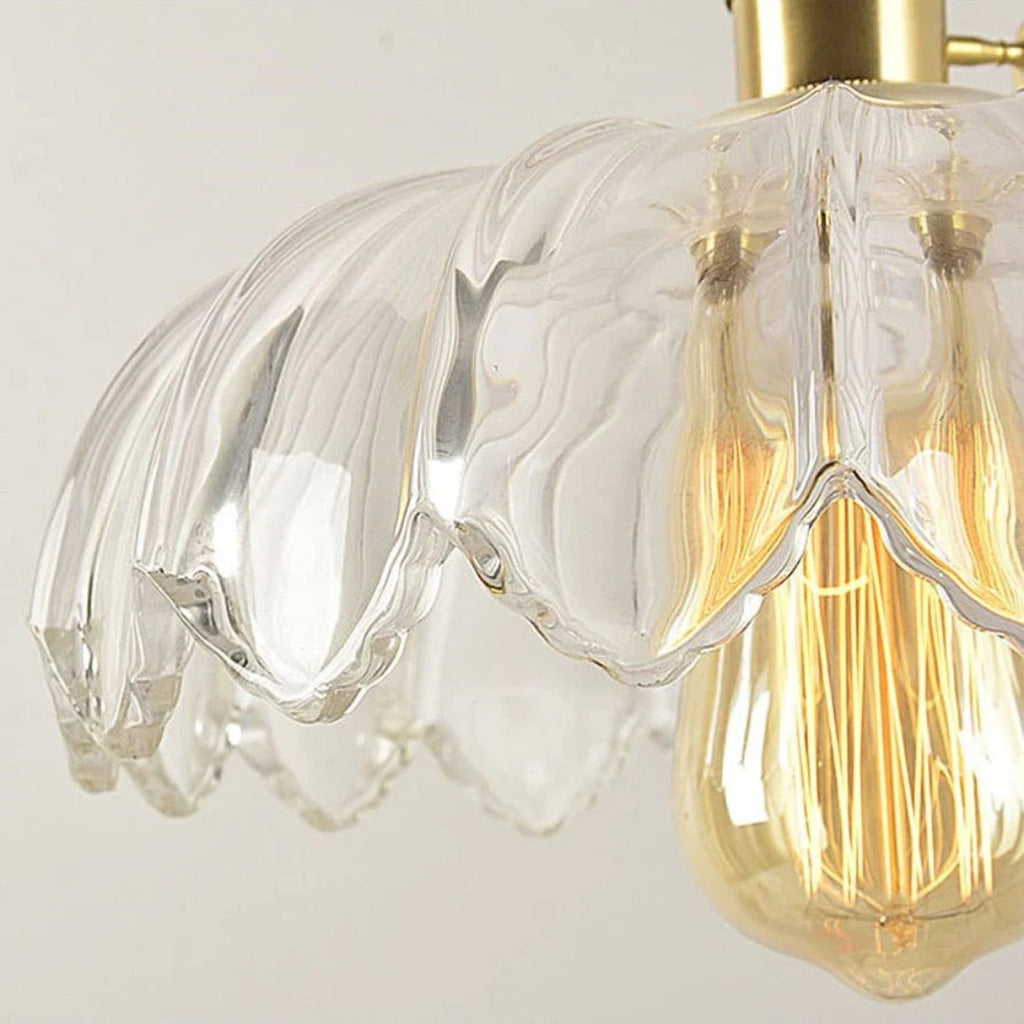 Retro Floral Pendant Light