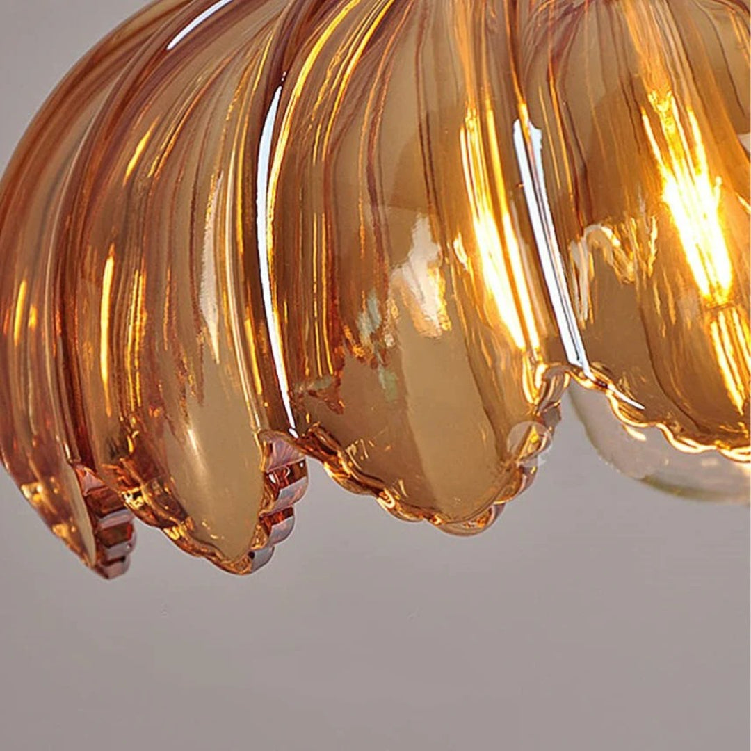 Retro Floral Pendant Light