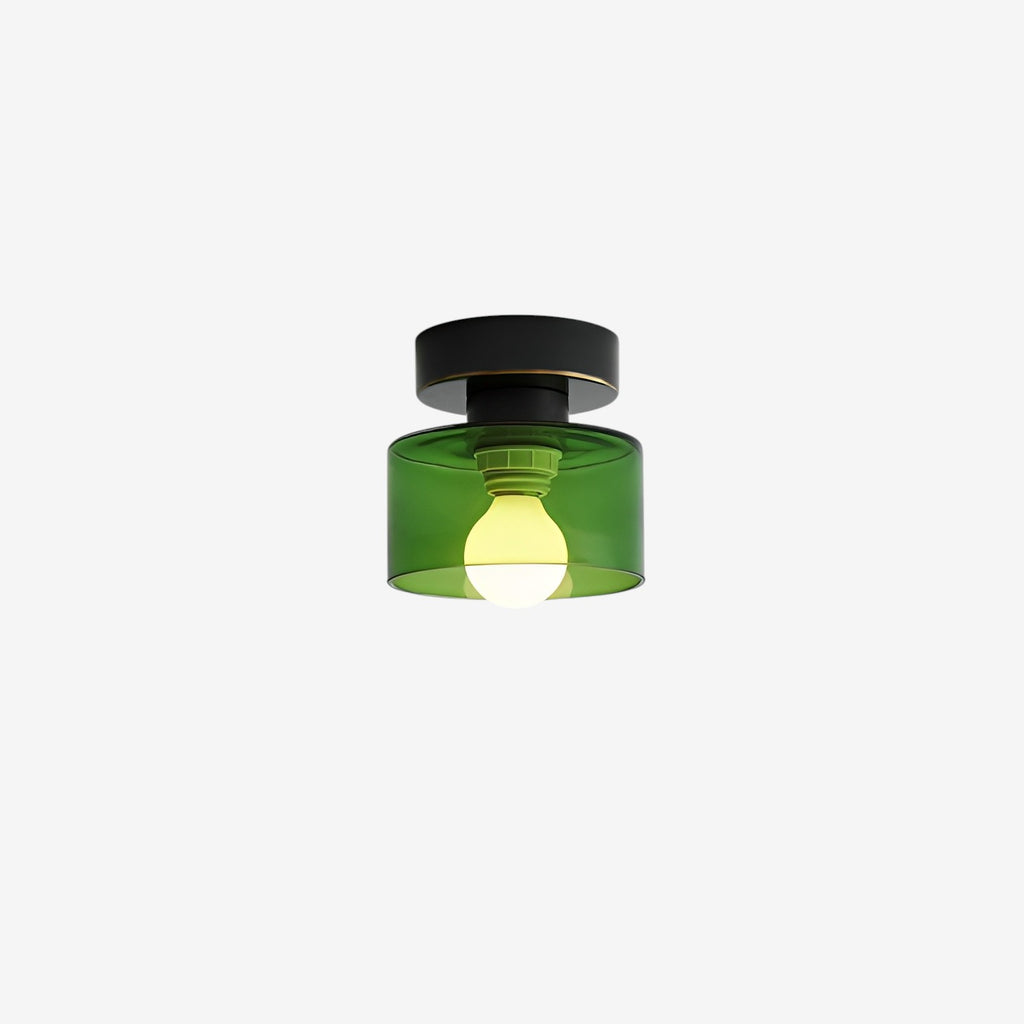 Glass Ceiling Spotlight – Creative Bauhaus Accent Design With Metal Finish