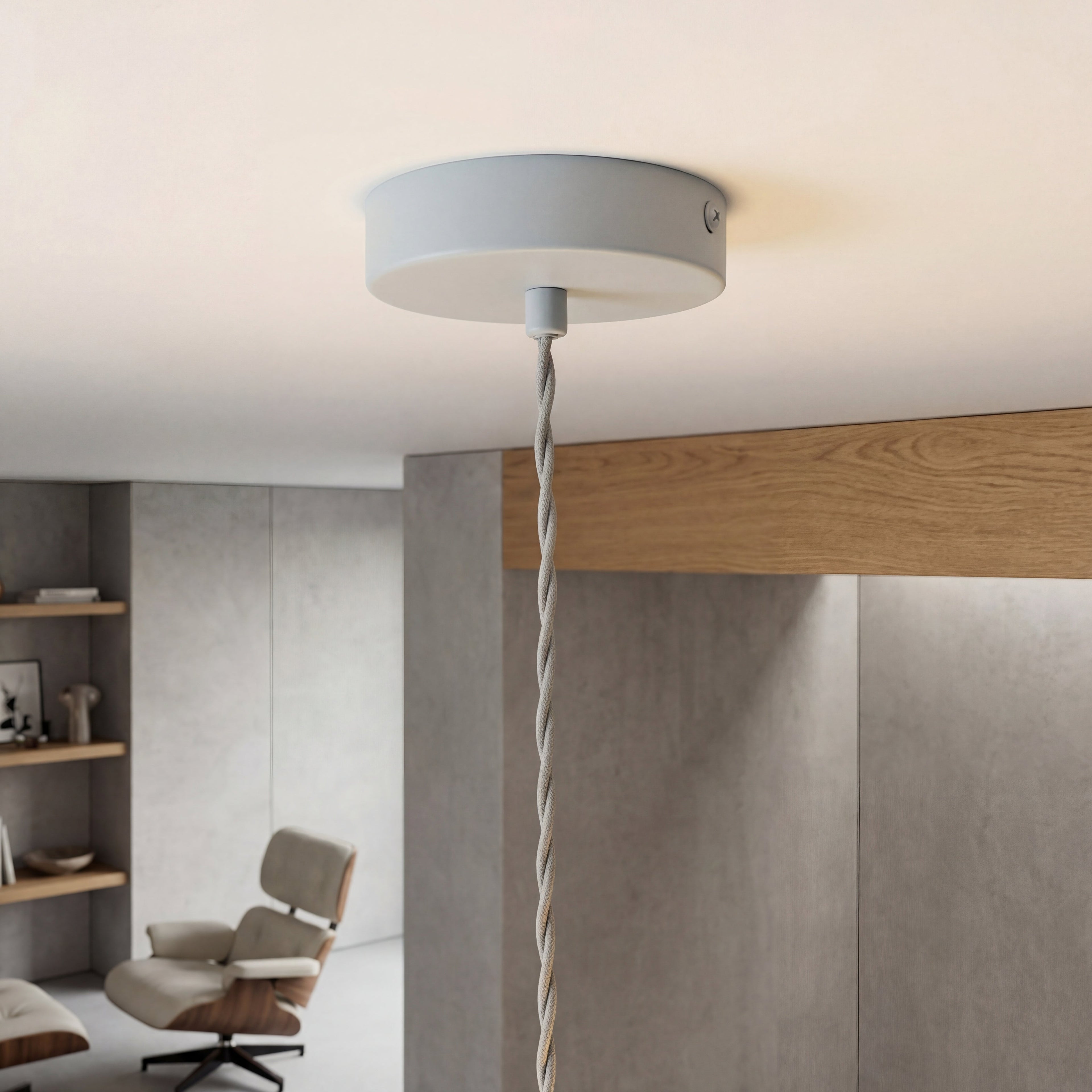 Metal Ceiling Pendant Vintage Floral Pattern | Mains Wired E27 Fitting | Creates Warm Ambient Glow for Living Spaces