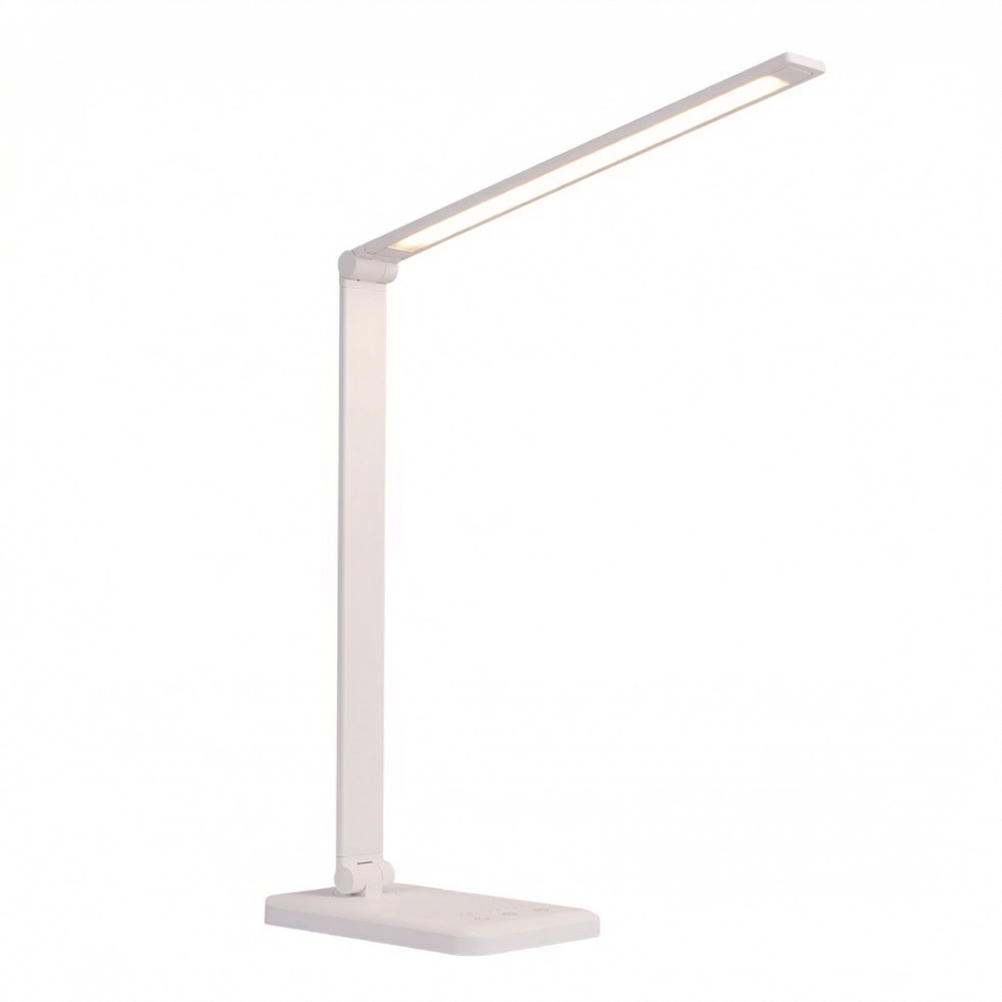 LED Desk Lamp with Wireless Charging | 5-Level Brightness and Color Temperature | Adjustable Folding Arm and USB Port