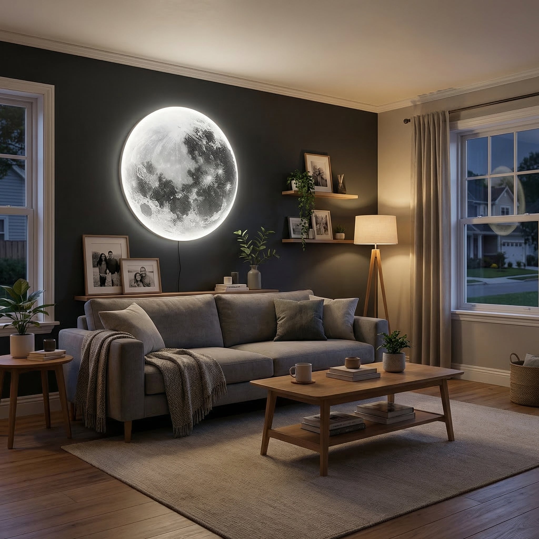 Moon Design Wall Light