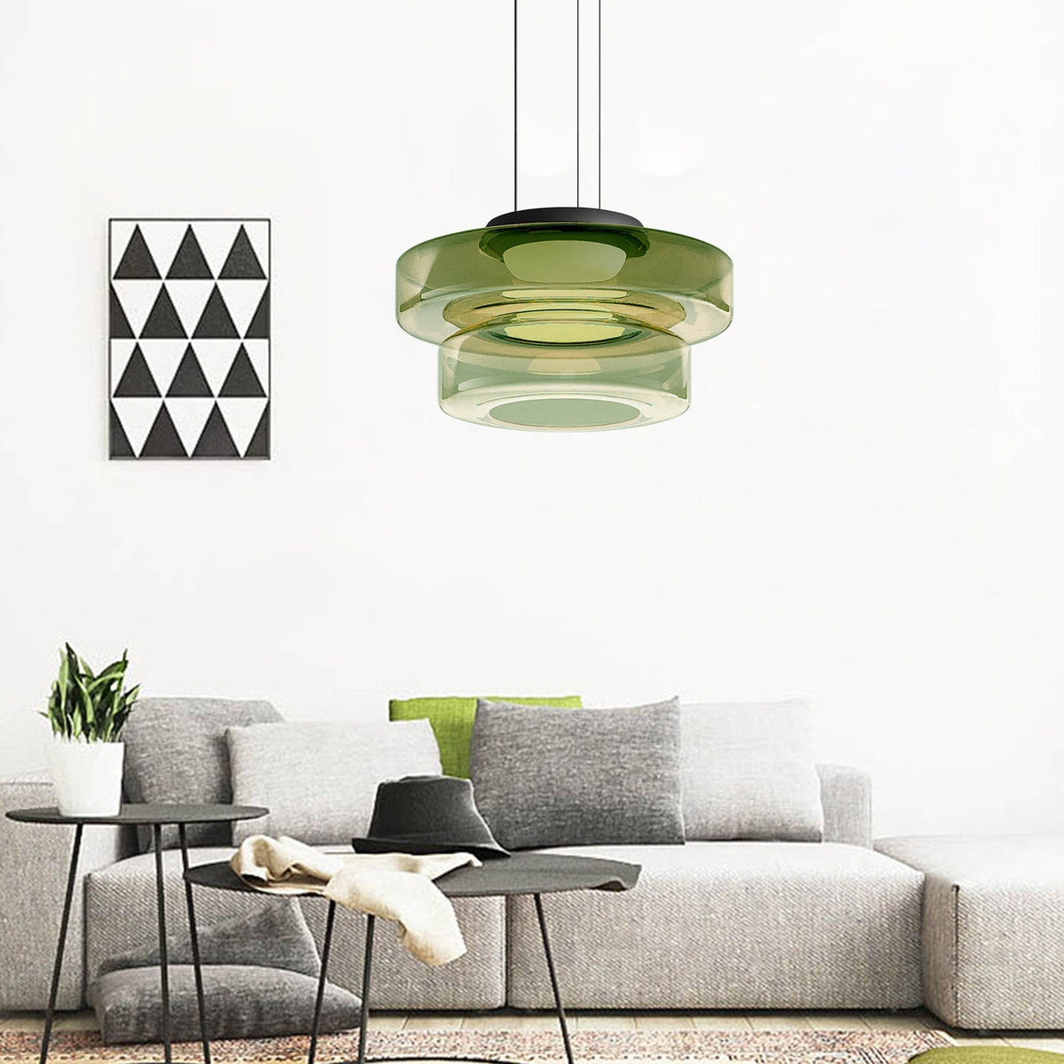 Jojo Suspension Verre Structure à Plusieurs Niveaux - Neutralighting