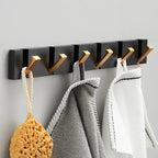 Foldable Wall Hook Stainless Steel Minimalist Design | Space-Saving Retractable Hanger | Secure Wall Mounted Storage