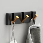 Foldable Wall Hook Stainless Steel Minimalist Design | Space-Saving Retractable Hanger | Secure Wall Mounted Storage