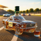 Whiskey Decanter Classic Mustang Car Shape | Unique Barware Accessory | Decorative Gift for Car and Spirit Lovers
