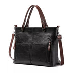 Women's Leather Shoulder Bag | Water-Resistant Crossbody Handbag with Adjustable Strap and Secure Magnetic Closure