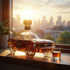 Whiskey Decanter Classic Mustang Car Shape | Unique Barware Accessory | Decorative Gift for Car and Spirit Lovers