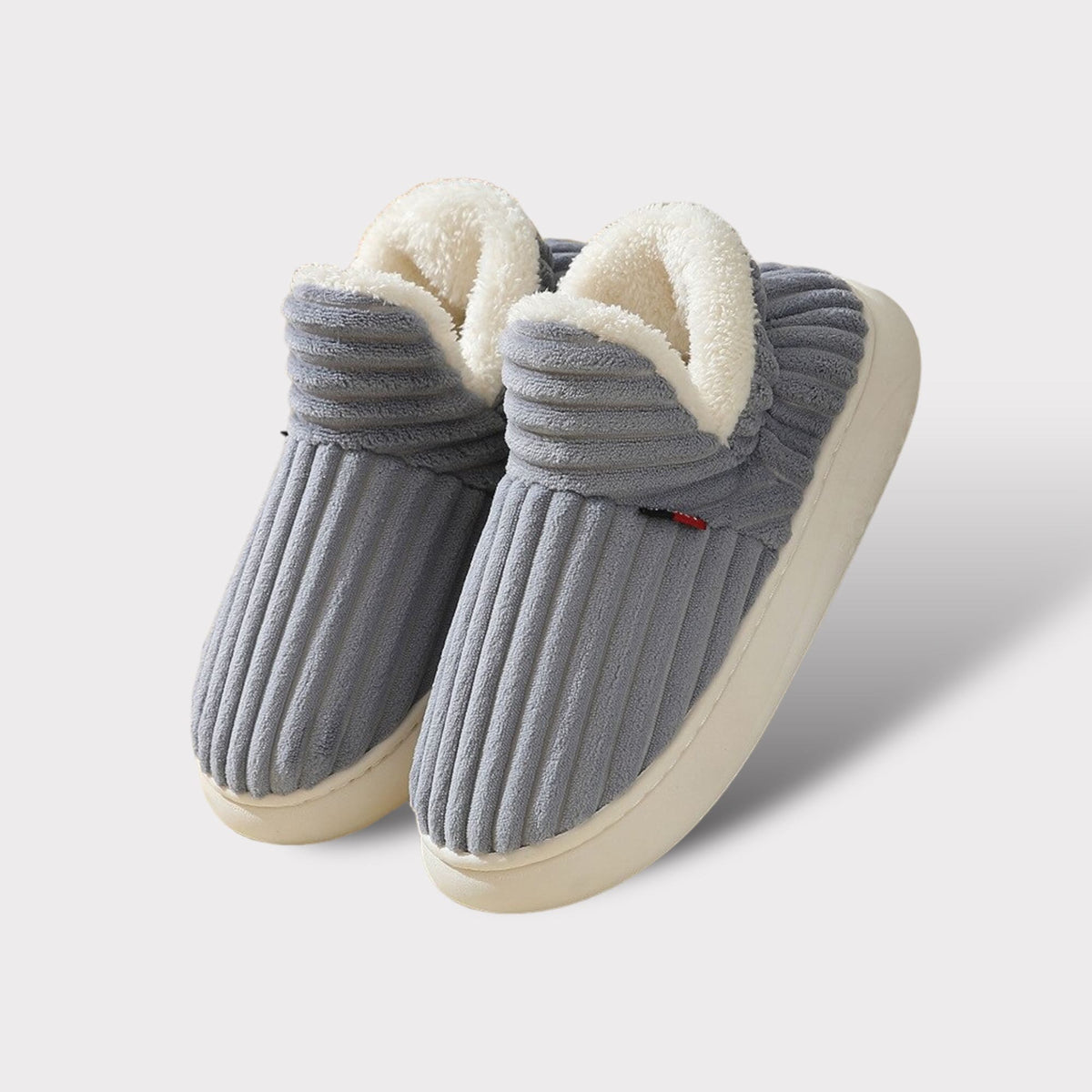 Warm Fluffy Winter Slippers with Fleece Lining and Anti-Slip Sole | Comfortable Indoor House Shoes for Men and Women