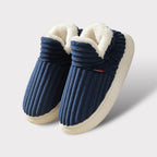 Warm Fluffy Winter Slippers with Fleece Lining and Anti-Slip Sole | Comfortable Indoor House Shoes for Men and Women