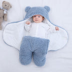 Swaddle Blanket Breathable Silk Material | Velcro Closure for Newborns | Lightweight Wrap for All Seasons Comfort and Secure Sleep