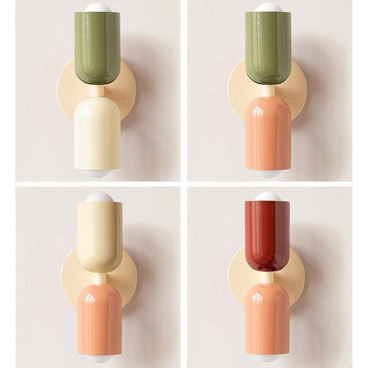 Wall Lamp with Minimalist Scandinavian Design | Integrated Energy-Saving LED Light | Soft Diffuse Lighting for Home